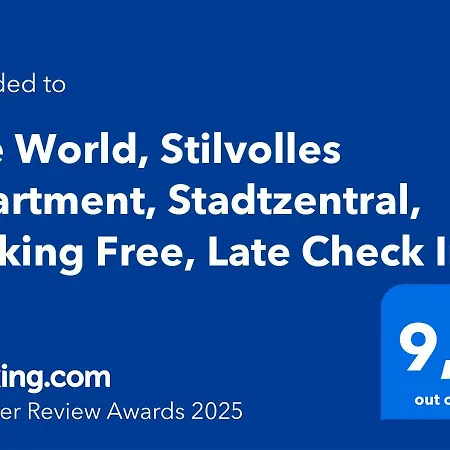 شقة The World, Stilvolles Apartment, Stadtzentral, Parking Free, Late Check In