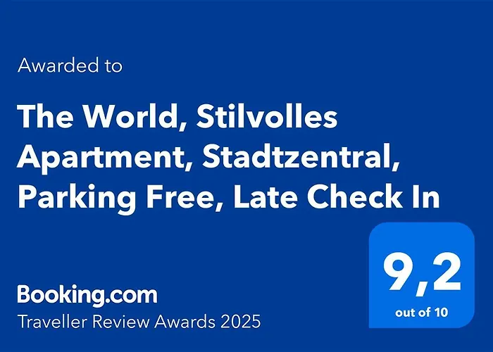 شقة The World, Stilvolles Apartment, Stadtzentral, Parking Free, Late Check In